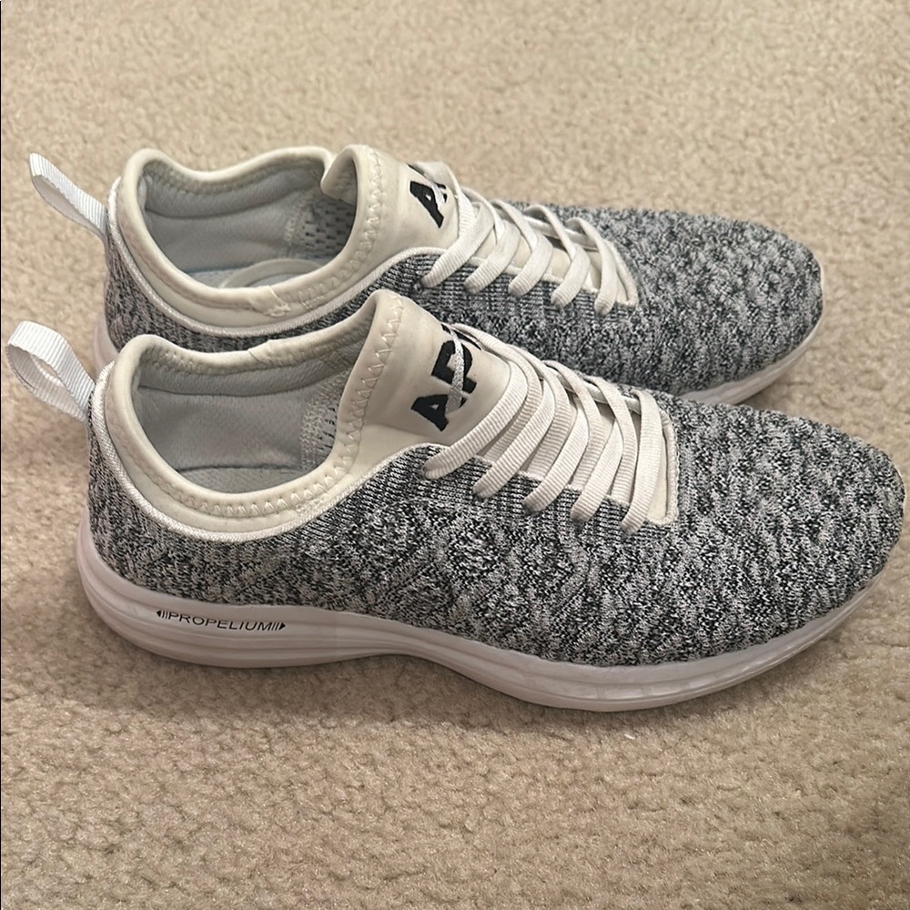 APL TechLoom Phantom Sneakers - Black and White